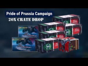 Pride of Prussia Campaign 20x Crate Drop | World of Warships Legends