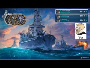 The Chad division takes on world of warships legends
