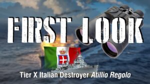 World of Warships - First Look: Tier X Italian Destroyer Attilio Regolo