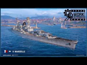 Новый Французский крейсер X Marseille. World of Warships