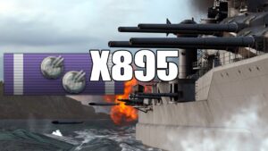 895 secondary hits in 7 minutes - World of Warships