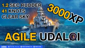 Agile Udaloi - Clear Sky 3000XP (World of Warships: Legends Xbox Series X 4K)