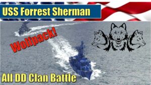 All Destroyer Clan Battle with Forrest Sherman! | World of Warships