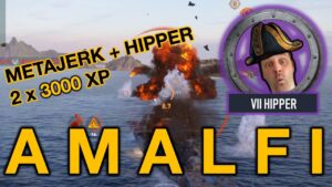 Amalfi - Metajerk + Hipper: 2x 3000XP (World of Warships: Legends Xbox Series X 4K)
