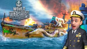 COMANDEI o ASSUSTADOR NAVIO do KRAKEN no World Of Warships!
