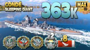 Cruiser Condé: "wtf are you doing?" - World of Warships
