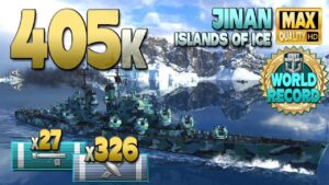 Cruiser Jinan: Huge torpedo hits, serious damage record - World of Warships
