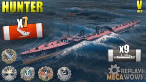 Destroyer Hunter 7 Kills & 113K Damage | World of Warships Gameplay Replay
