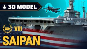 Dry Dock: Saipan — American aircraft carrier  | World of Warships