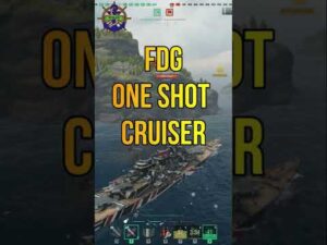 FDG❗️one shot Cruiser❗️ #shorts - World of Warships