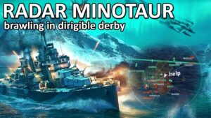 Radar Minotaur in Dirigible Derby - World of Warships