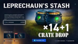 Leprechaun's Stash x15 Gold Pot Crate Drop | World of Warships Legends