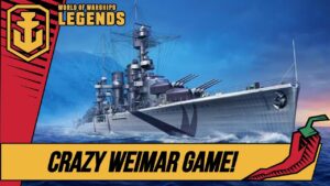 Weimar Is Truly Broken... 8 kills (Stream Highlight)! World of Warships Legends