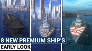 World of Warships Blitz: Early Look At 8 New Premium Ship