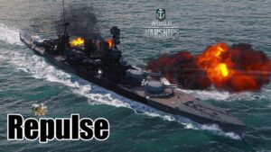 World of Warships: Repulse having some Fun