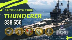 Wows THUNDERER World of Warships (British Tier X Battleship) 2022