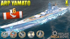 ARP Yamato 6 Kills & 272k Damage | World of Warships Gameplay 4k