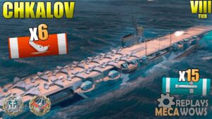 Chkalov 6 Kills & 138k Damage | World of Warships Gameplay Replay 4k