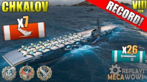 Chkalov 7 Kills & 181k Damage | World of Warships Gameplay 4k