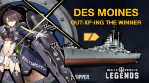 Des Moines - Out-XP-Ing The Winner (World of Warships: Legends Xbox Series X 4K)