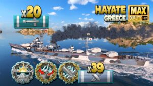 Destroyer Hayate: Powerfull torpedos - World of Warships