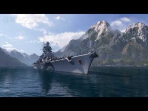 German Superbattleship Pommern - Sitting in An Norwegian fjord | World Of Warships
