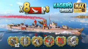 Kagerō: Destroyer division destroyed 11 ships - World of Warships