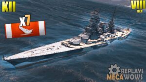 Kii 7 Kills & 153k Damage | World of Warships Gameplay 4k