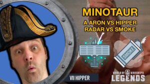 Minotaur - A Aron vs Hipper: Smoke vs Radar (World of Warships: Legends Xbox Series X 4K)