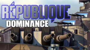 Republique 8 Kill, CQE, 340K damage game - World of Warships