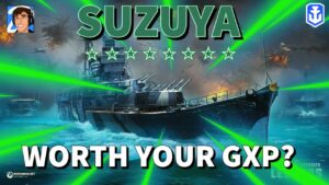 Suzuya, Best Tier 7 Global XP Cruiser? World of Warships Legends 4K