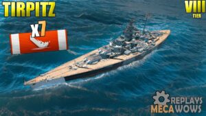 Tirpitz 7 Kills & 171k Damage | World of Warships Gameplay 4k