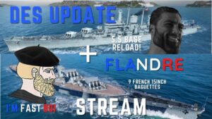 Update Day With Des Moines and Flandre! | World Of Warships Legends