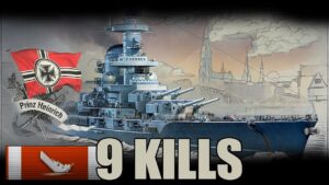 WoWs P. Heinrich 9 Kills Replay - World of Warships