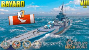 Bayard 7 Kills & 216k Damage | World of Warships Gameplay 4k