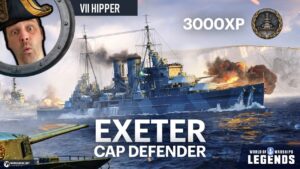 Exeter - Cap Defender (World of Warships: Legends Xbox Series X 4K)