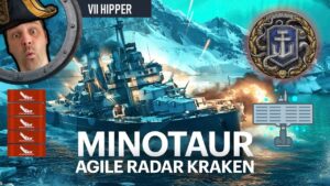 Minotaur - Agile Radar Kraken (World of Warships: Legends Xbox Series X 4K)