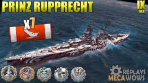 Prinz Rupprecht 7 Kills & 159k Damage | World of Warships Gameplay 4k