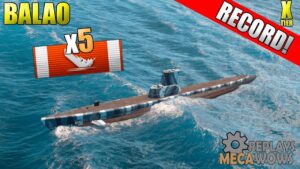 SUBMARINE Balao 5 Kills & 111k Damage | World of Warships Gameplay 4k