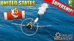 SUPERSHIP United States 5 Kills & 236k Damage | World of Warships Gameplay 4k