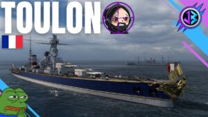 TOULON - Incrociatore da battaglia con prua di "vetro" - World of Warships