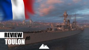 TOULON, superschwerer Kreuzer Ninja oder besser BB?- World of Warships | [Replays] [Deutsch] [60fps]