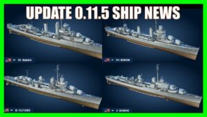 Update 0.11.5 World of Warships New US Destroyer Ship Models Wows News