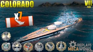 Colorado 7 Kills & 138k Damage | World of Warships Gameplay 4k