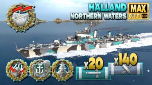 Destroyer Halland: He wanted Kraken, but he got way more - World of Warships