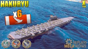 Hakuryu 6 Kills & 238k Damage | World of Warships Gameplay 4k