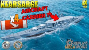Kearsarge 4 Kills & 159k Damage | World of Warships Gameplay 4k