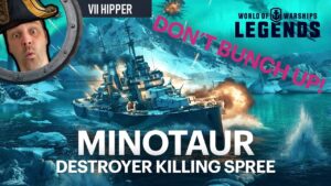 Minotaur - Destroyer Killing Spree (World of Warships: Legends Xbox Series X 4K)