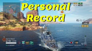 New Personal Damage Record in Jean Bart! (World of Warships Legends)