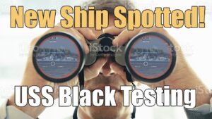 New Ship Spotted In Game: US Premium Destroyer Black | World of Warships Legends | 4k